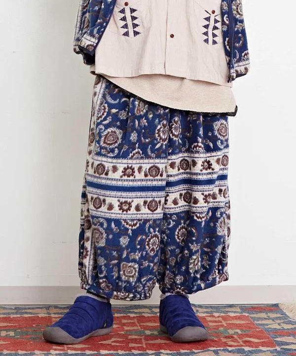 Amina x grn Kilim Pattern Fleece Pants