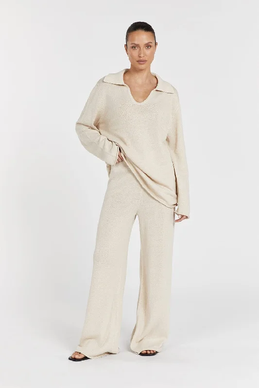 ALDER NATURAL KNIT PANT