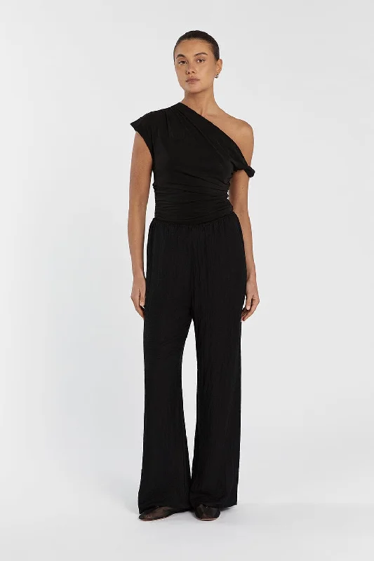 JOLIE BLACK DRAWSTRING PANT