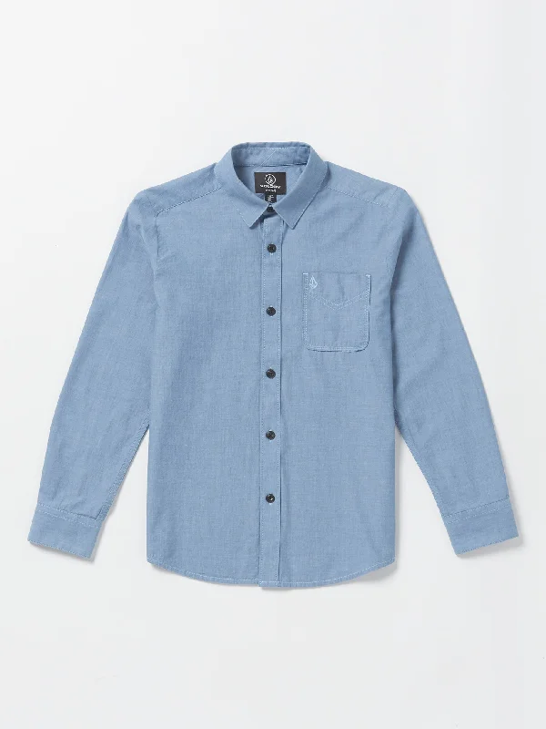 Big Boys Play Date Knight Long Sleeve Shirt - Chambray