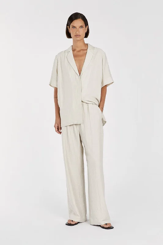 SHANIYA NATURAL LINEN BLEND PANT