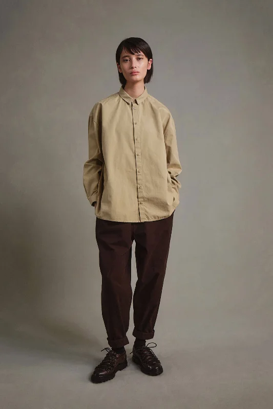 THE GYMNAST TROUSER / FINE CANVAS UMBER