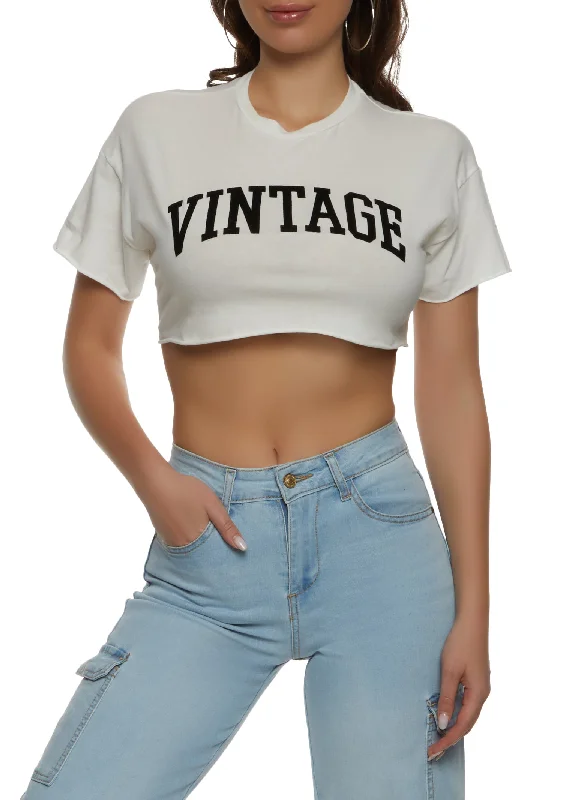 Vintage Cropped Tee