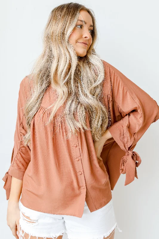 Not Just A Crush Babydoll Blouse