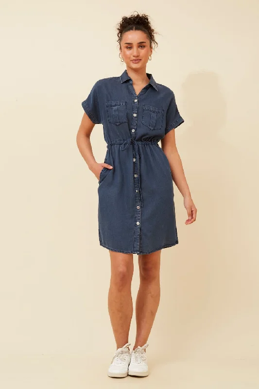 ELGA CASUAL SHIRT DRESS