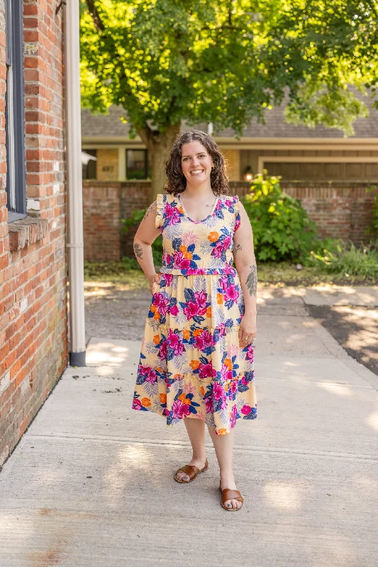 The Taylor Smocked Midi Dress