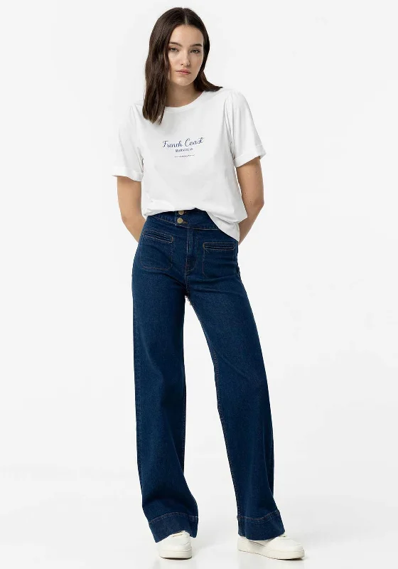 Tiffosi Olivia Pocket Front Straight Leg Jeans, Blue