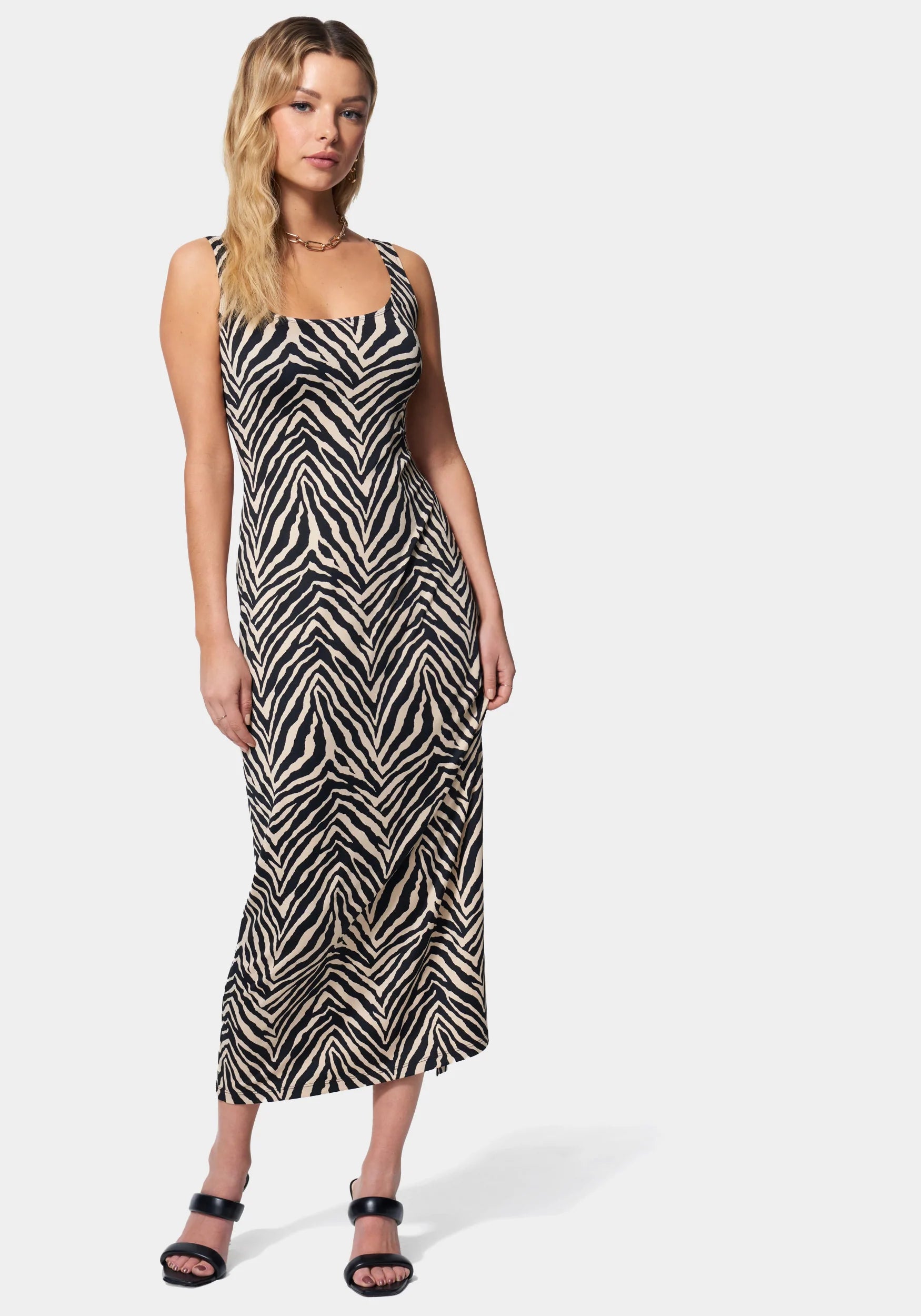 Zebra Maxi Resort Dress