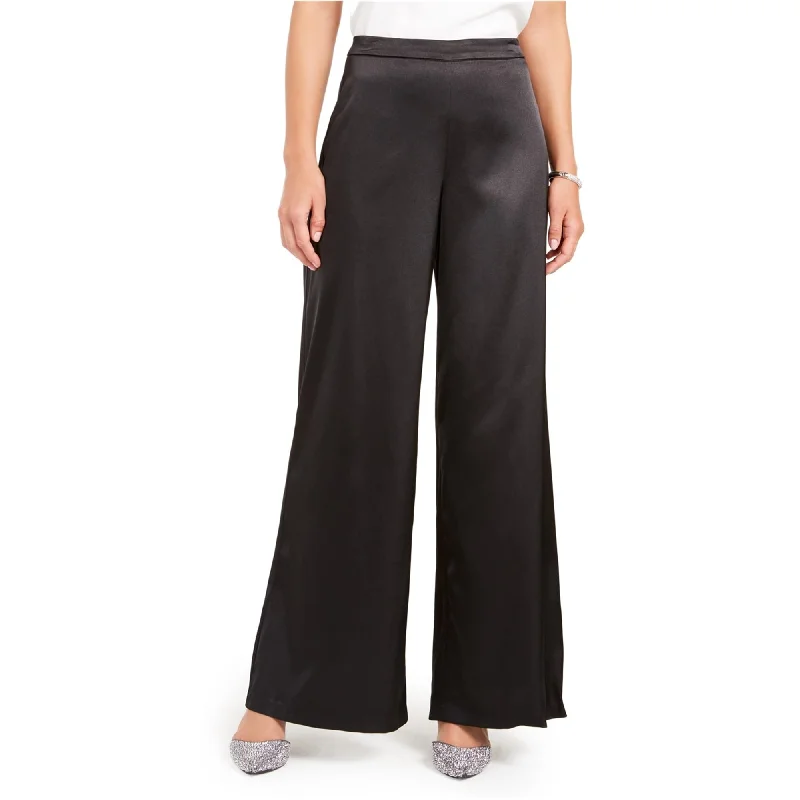 28th & Park Womens Satin Dress Pants, Black, 14 Regular