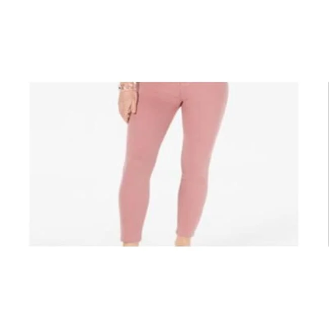 Celebrity Pink Junior's High Rise Ankle Skinny Jeans Pink Size 1