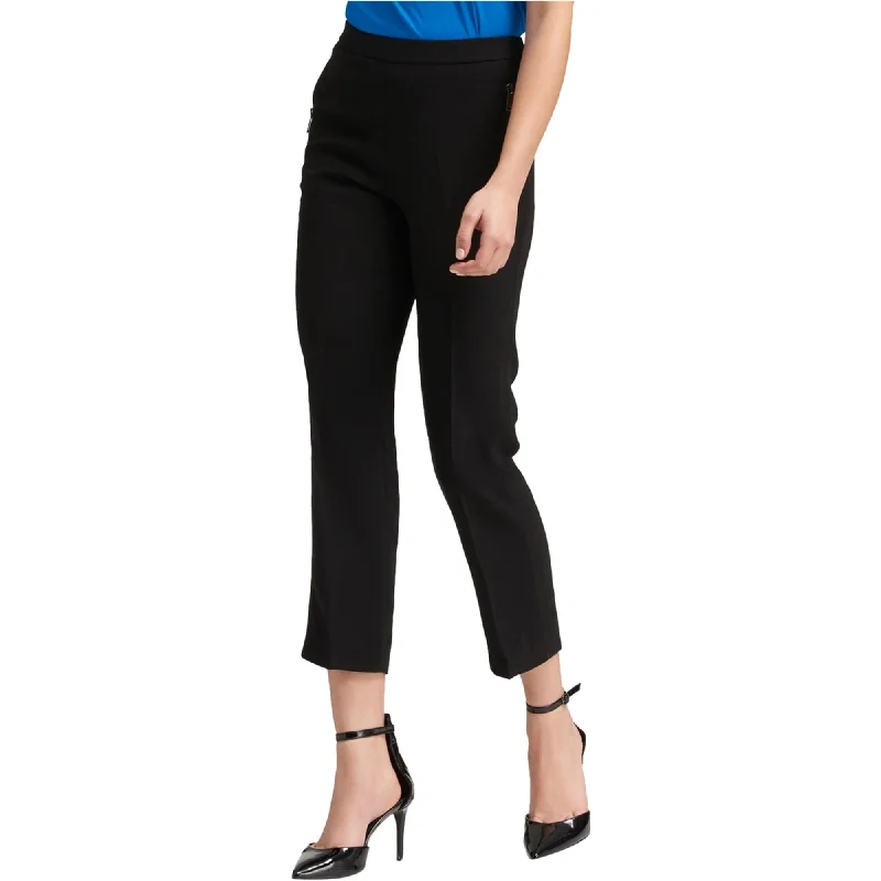 Dkny Womens Pull-On Zip-Pocket Casual Trouser Pants