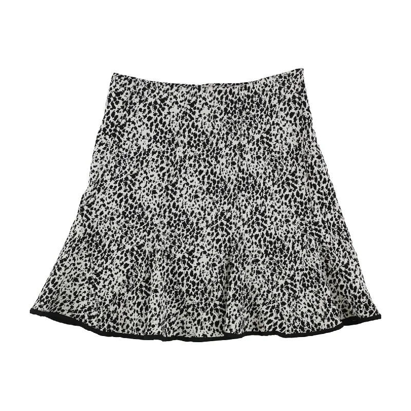 Dkny Womens Spotted A-Line Skirt