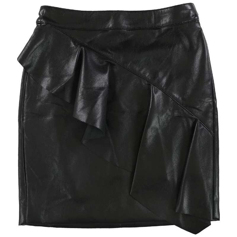 Guess Womens Lexie Flounce Mini Skirt