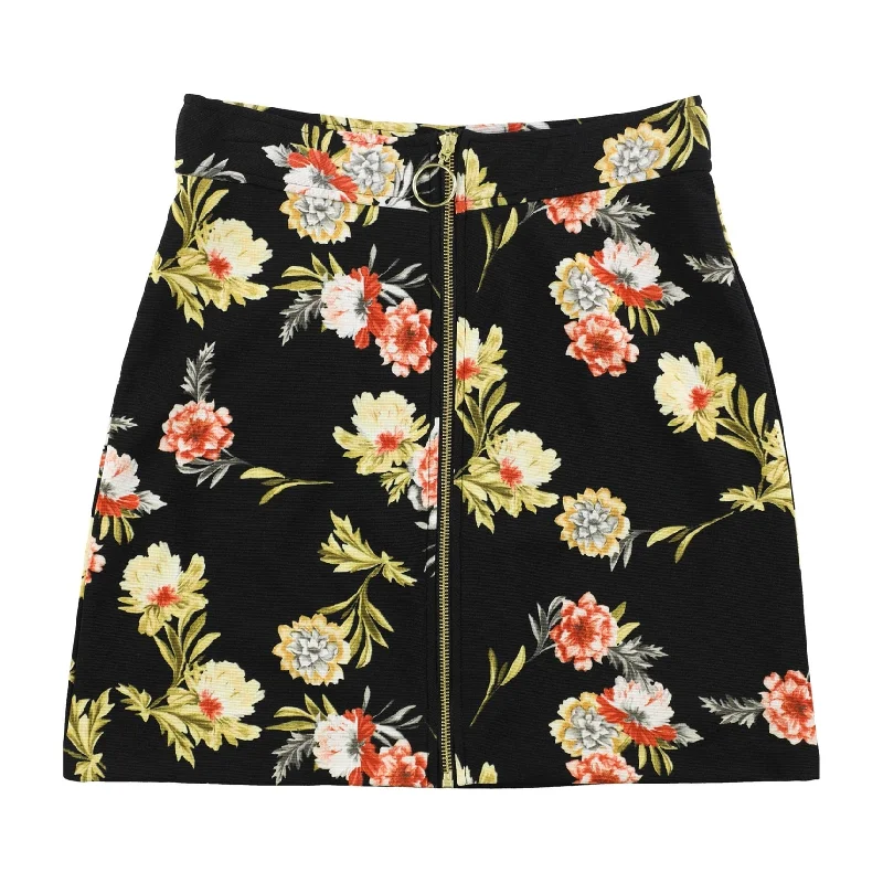 I-N-C Womens Floral Mini Skirt