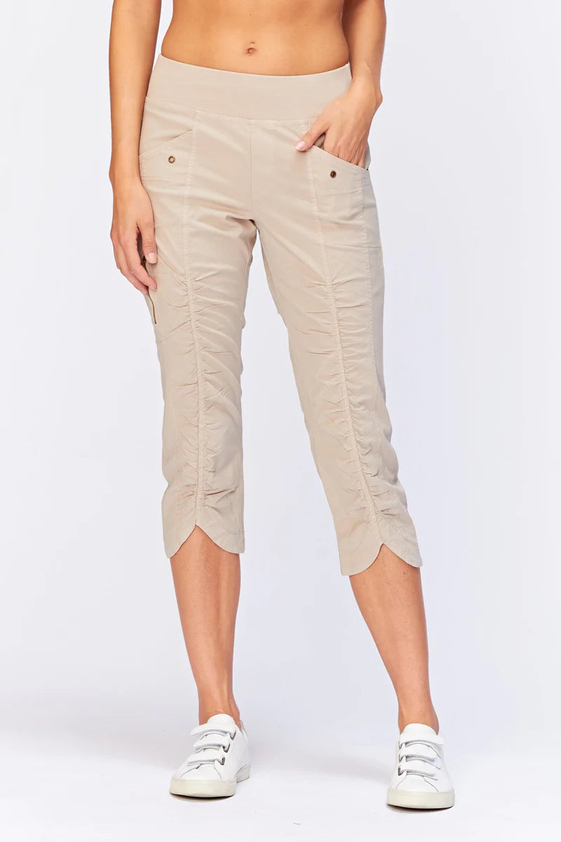 Iris Crop Pant - Sand