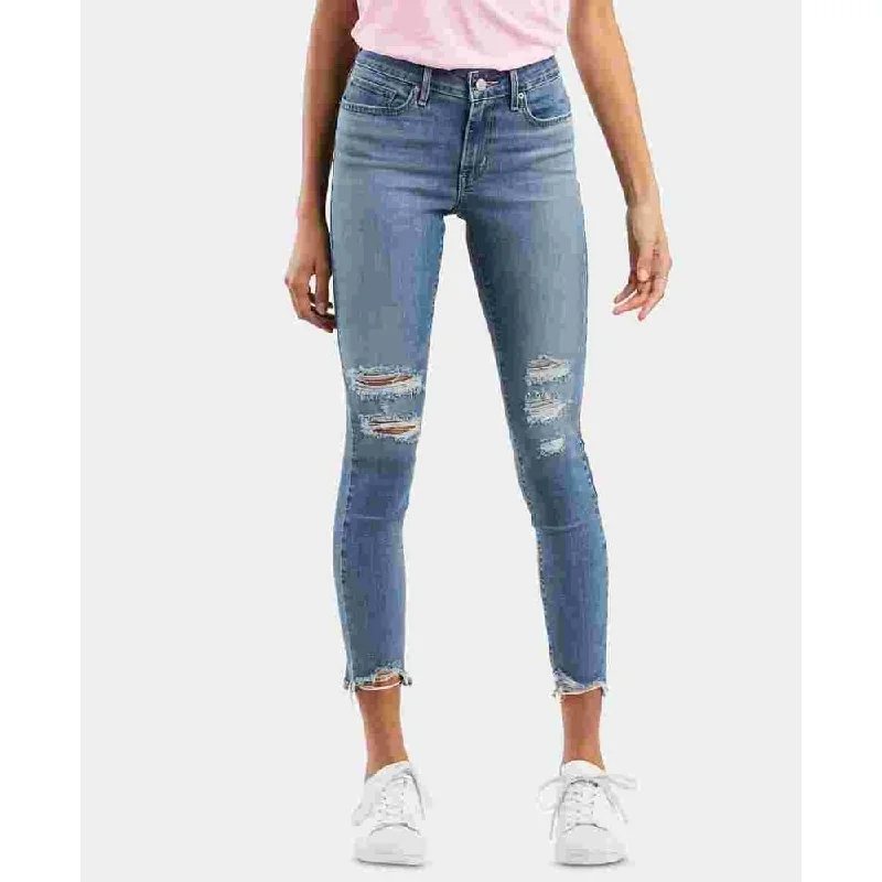 Levi's Women's 711 Skinny Ankle Jeans Blue Size 24