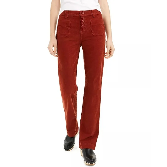 Lucky Brand Ava Corduroy Bootcut Jeans Red Size 25