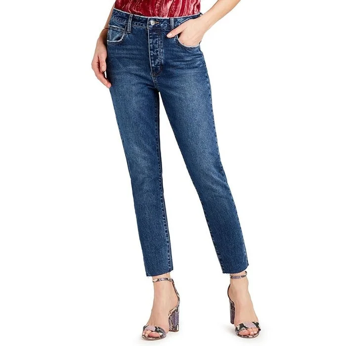 Sam Edelman Women's The Stiletto High Rise Straight Leg Jeans Blue Size 6