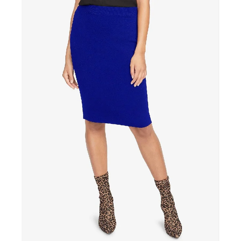 Rachel Roy Women's Pencil Sweater Skirt Blue Size X-Small